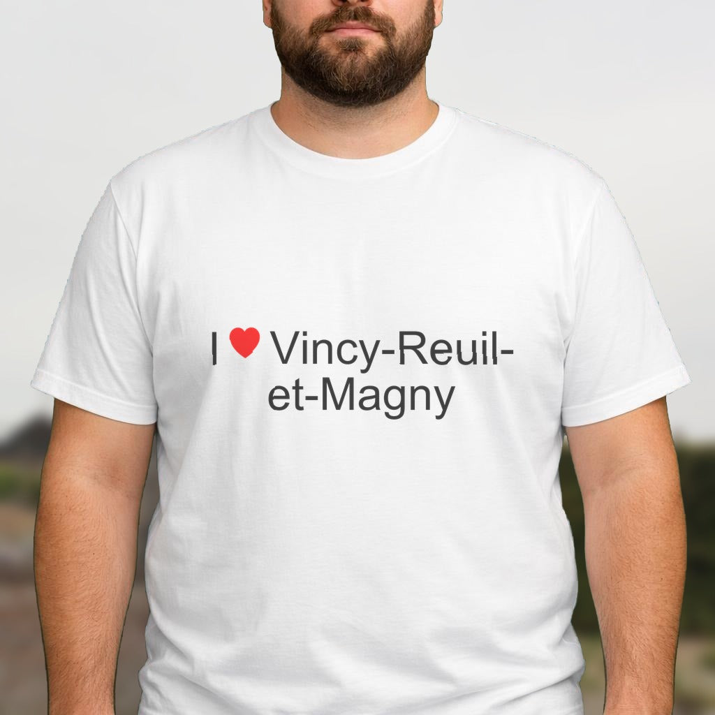 T-shirt I love vincy-reuil-et-magny