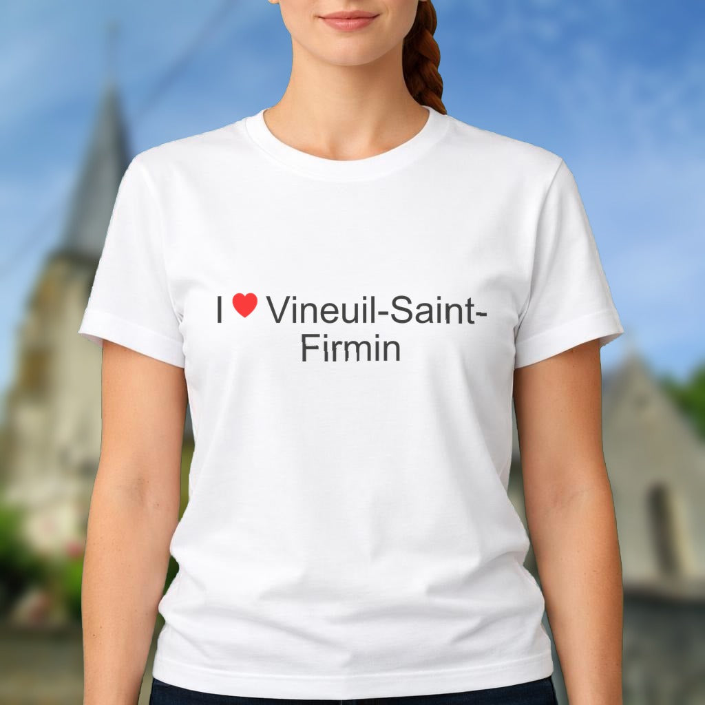 T-shirt I love vineuil-saint-firmin