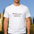 T-shirt I love vins-sur-caramy