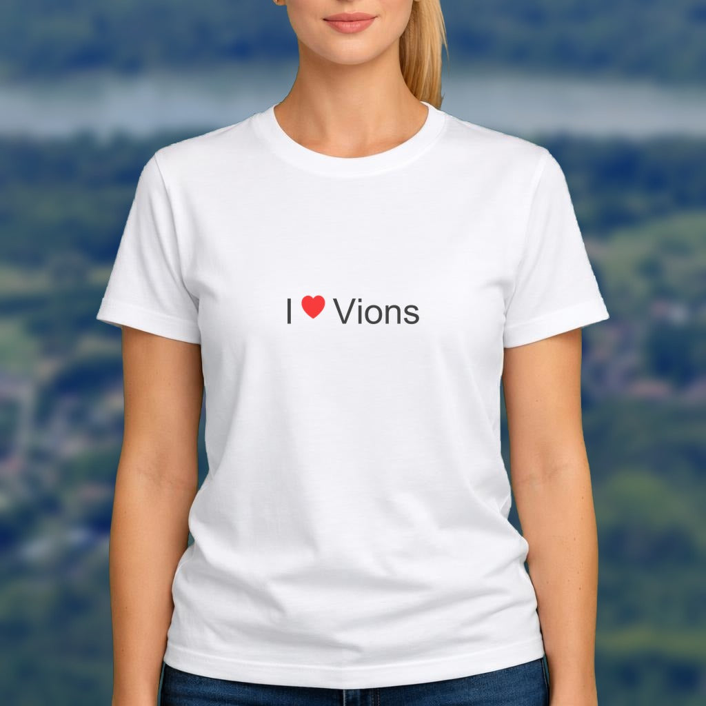 T-shirt I love vions