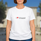 T-shirt I love virazeil