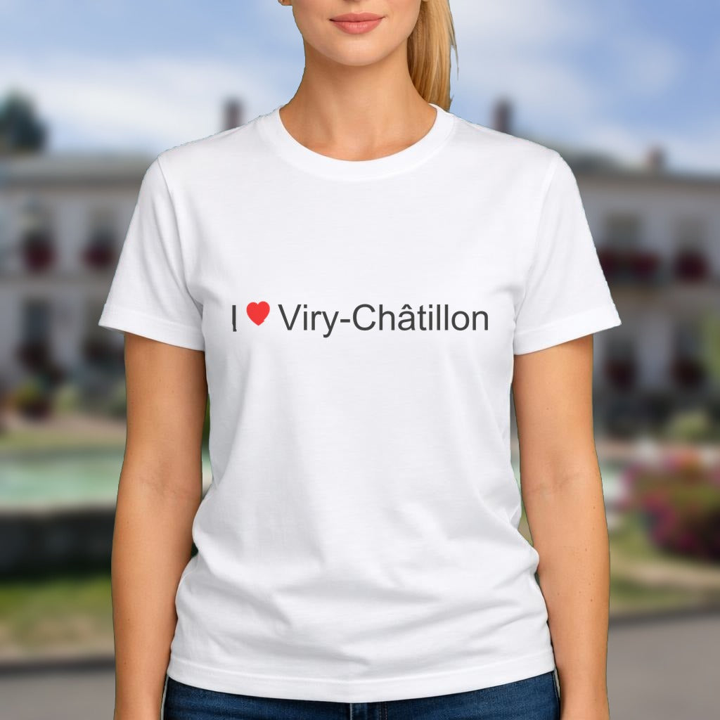 T-shirt I love viry-châtillon