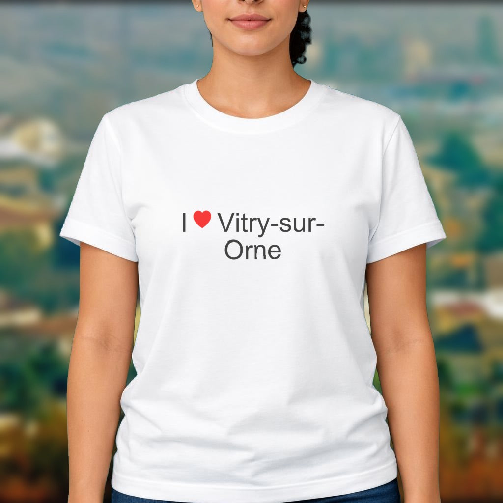 T-shirt I love vitry-sur-orne