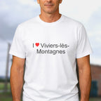 T-shirt I love viviers-lès-montagnes