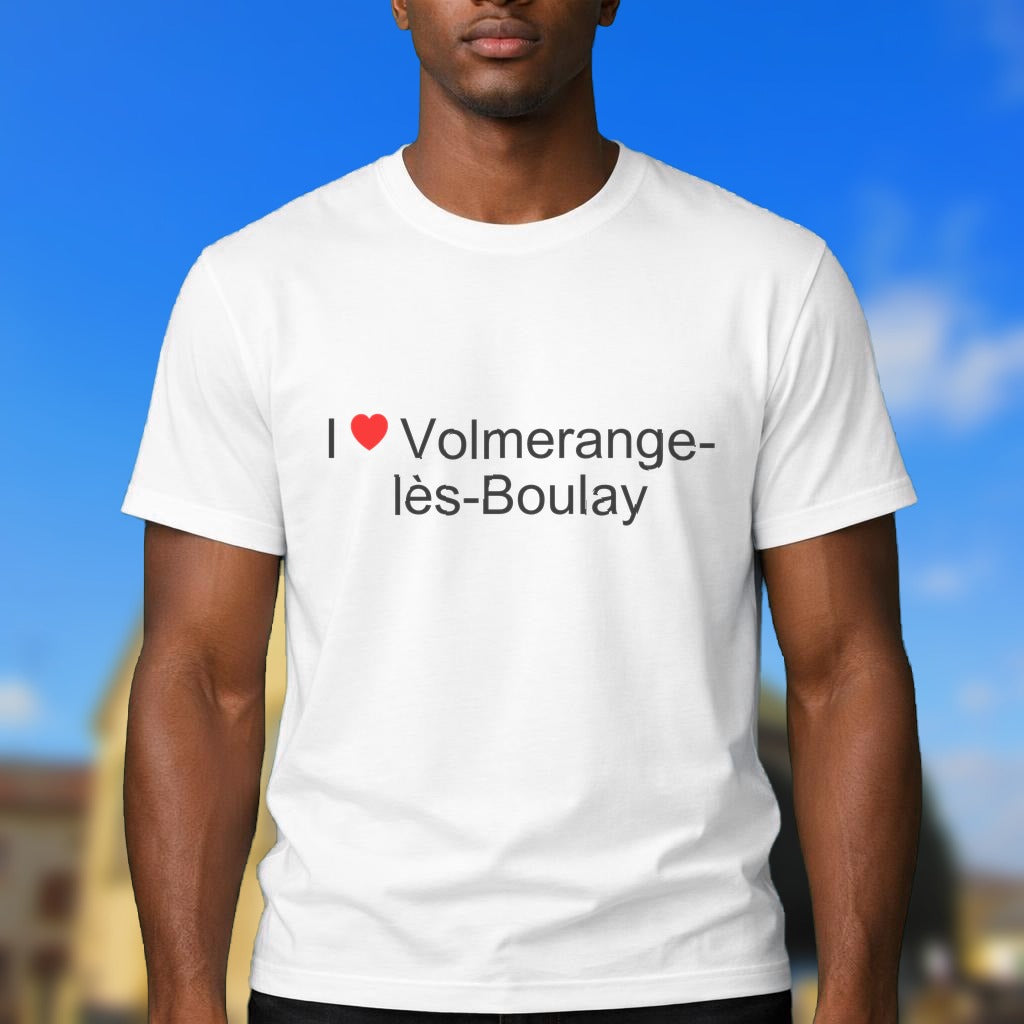 T-shirt I love volmerange-lès-boulay