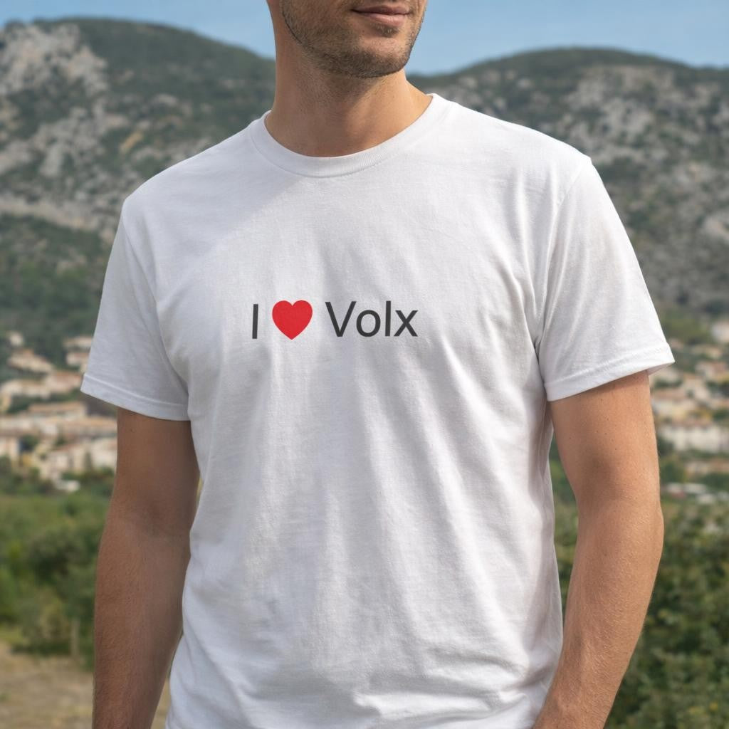 T-shirt I love volx
