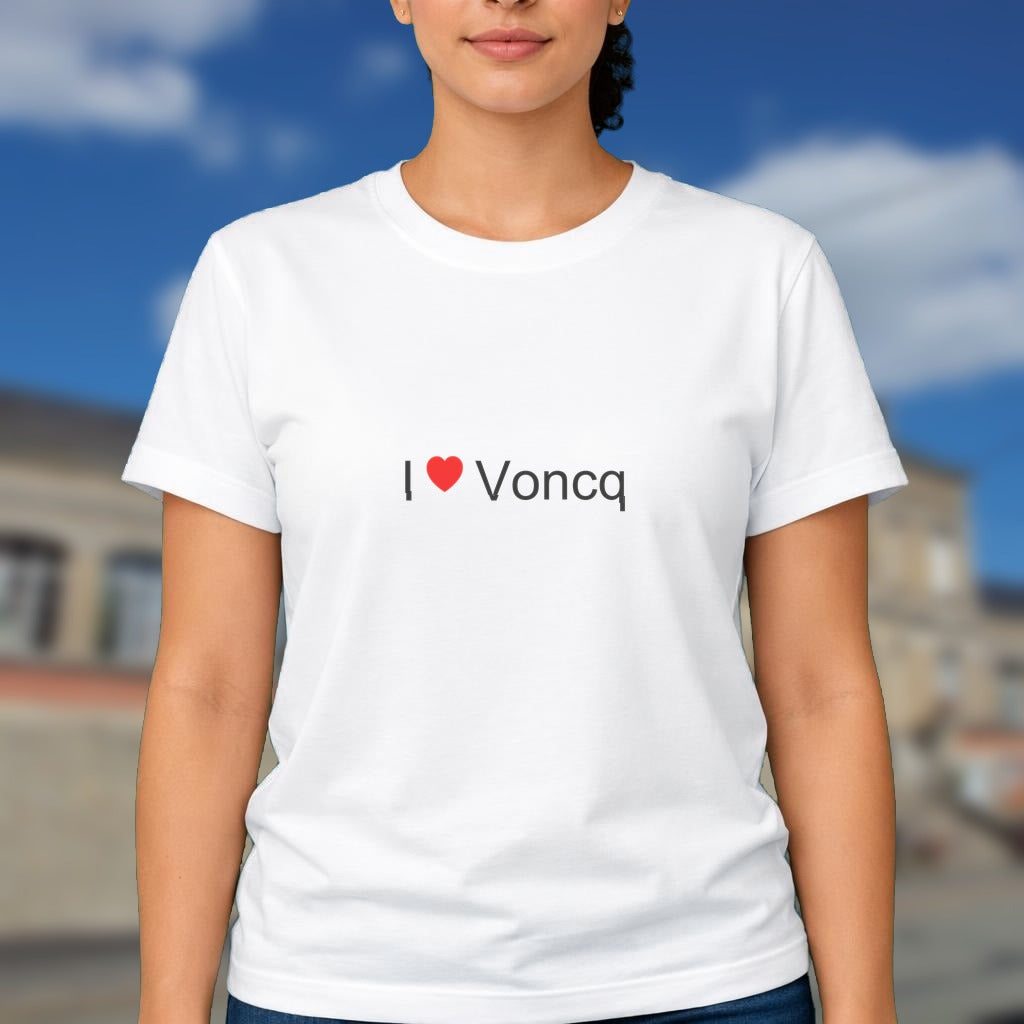 T-shirt I love voncq