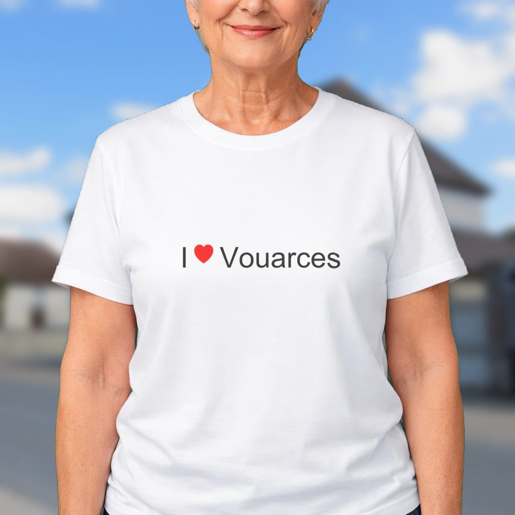 T-shirt I love vouarces