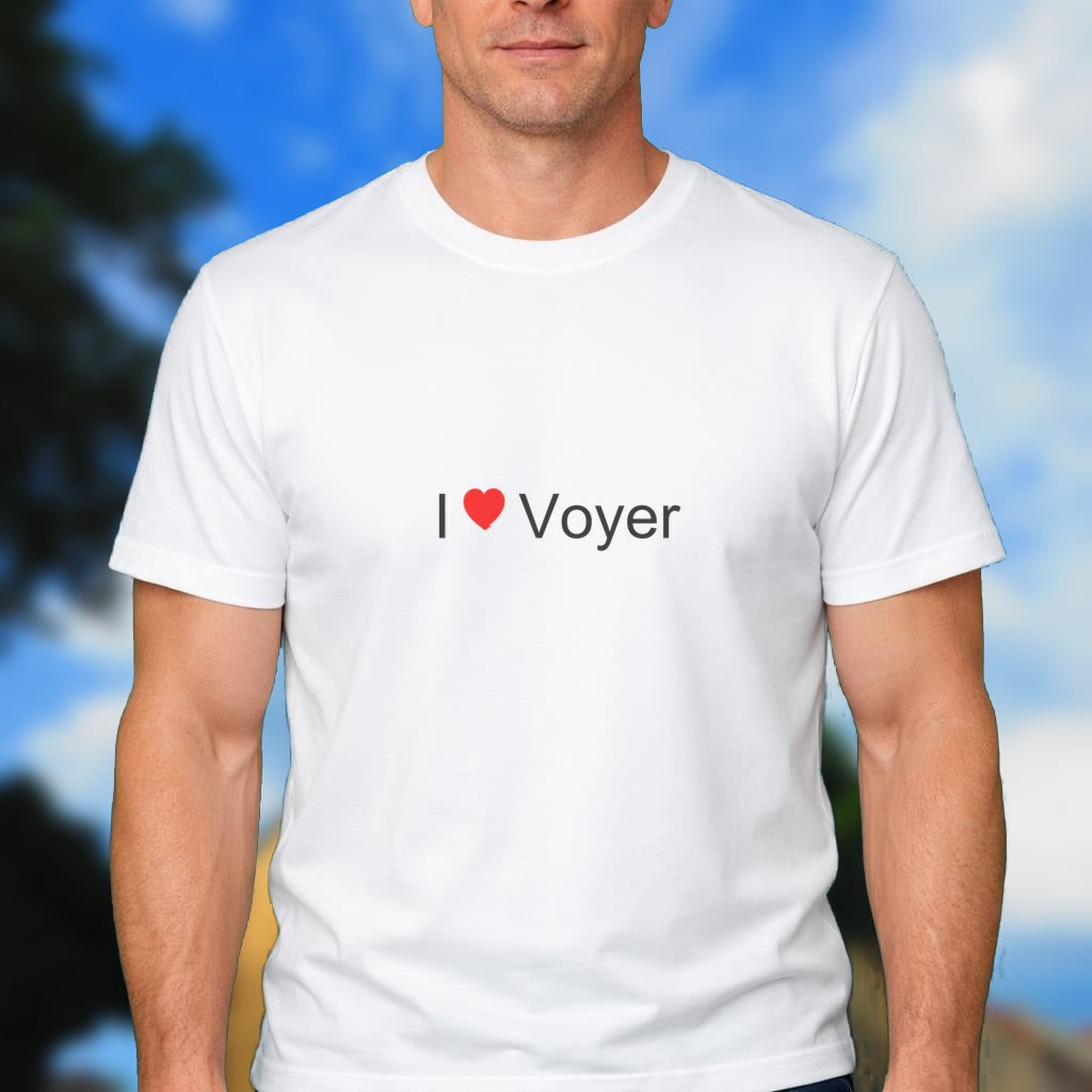 T-shirt I love voyer