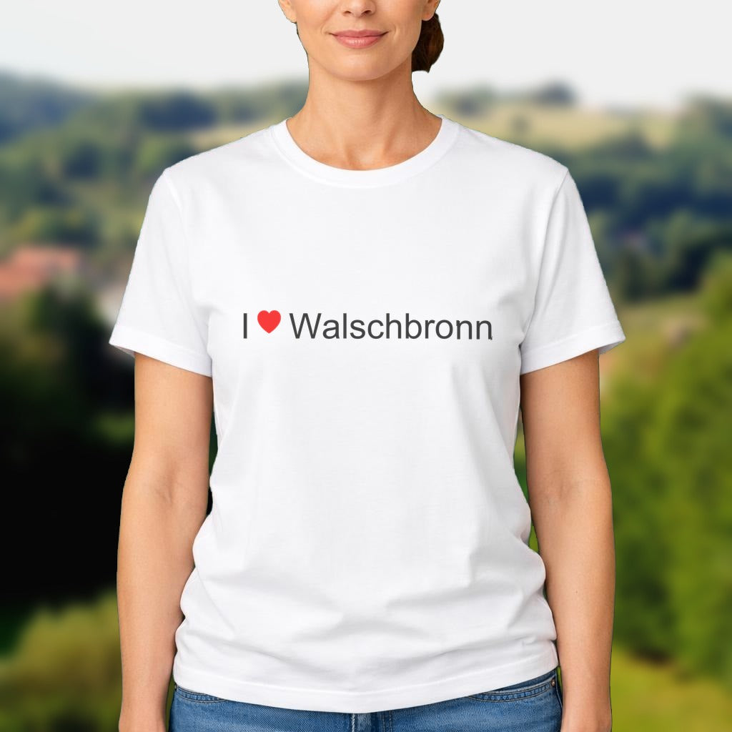 T-shirt I love walschbronn