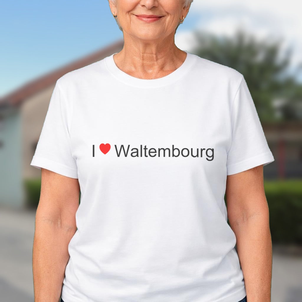 T-shirt I love waltembourg