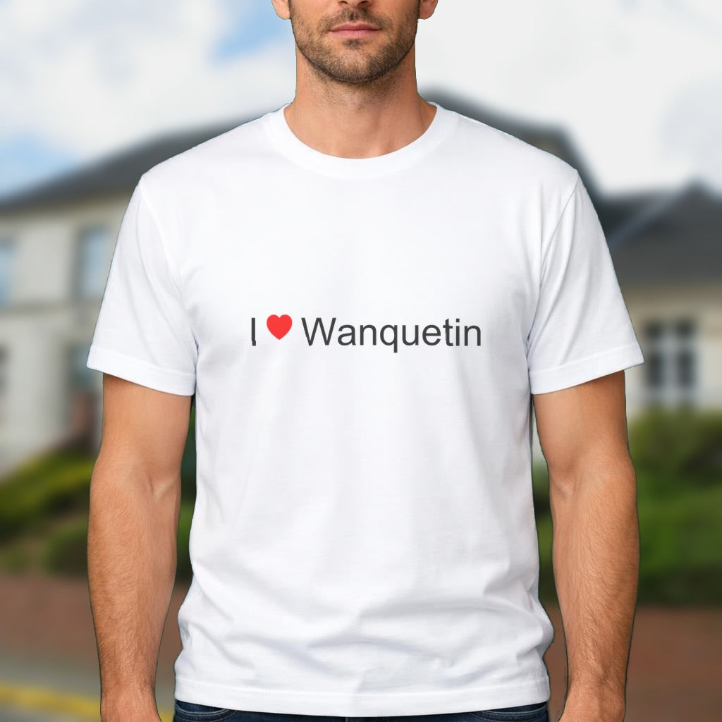 T-shirt I love wanquetin