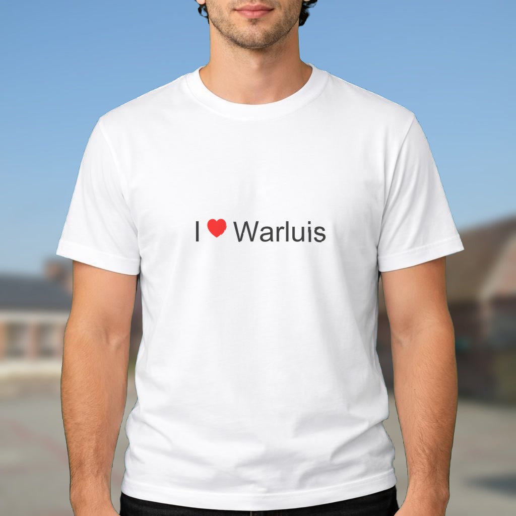 T-shirt I love warluis