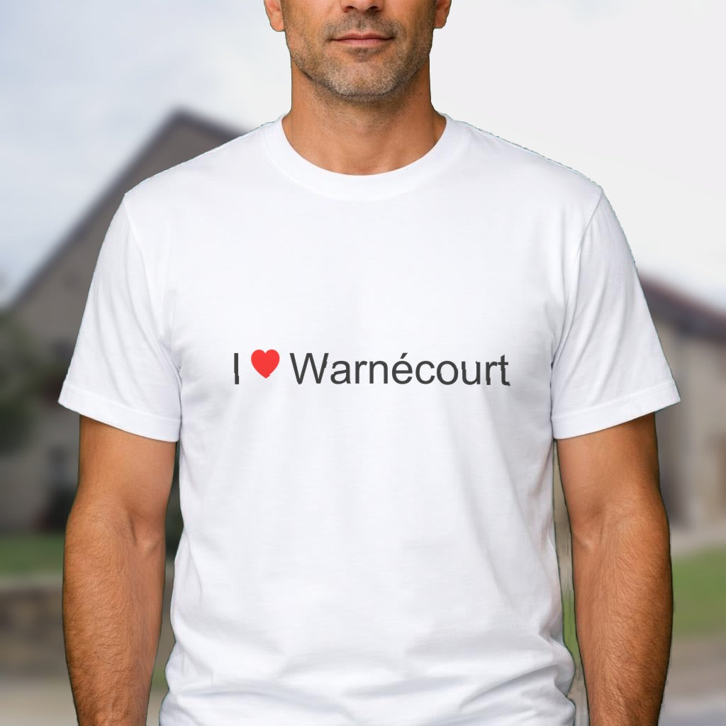 T-shirt I love warnécourt
