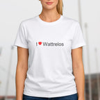 T-shirt I love wattrelos