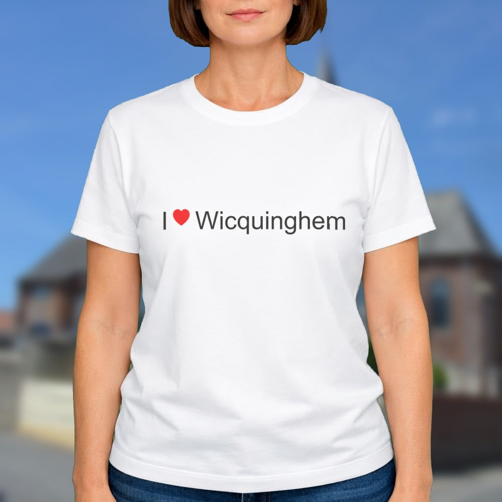 T-shirt I love wicquinghem