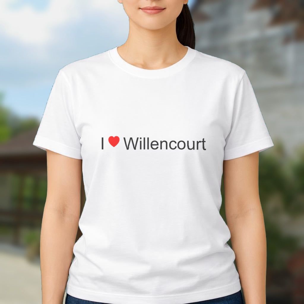 T-shirt I love willencourt