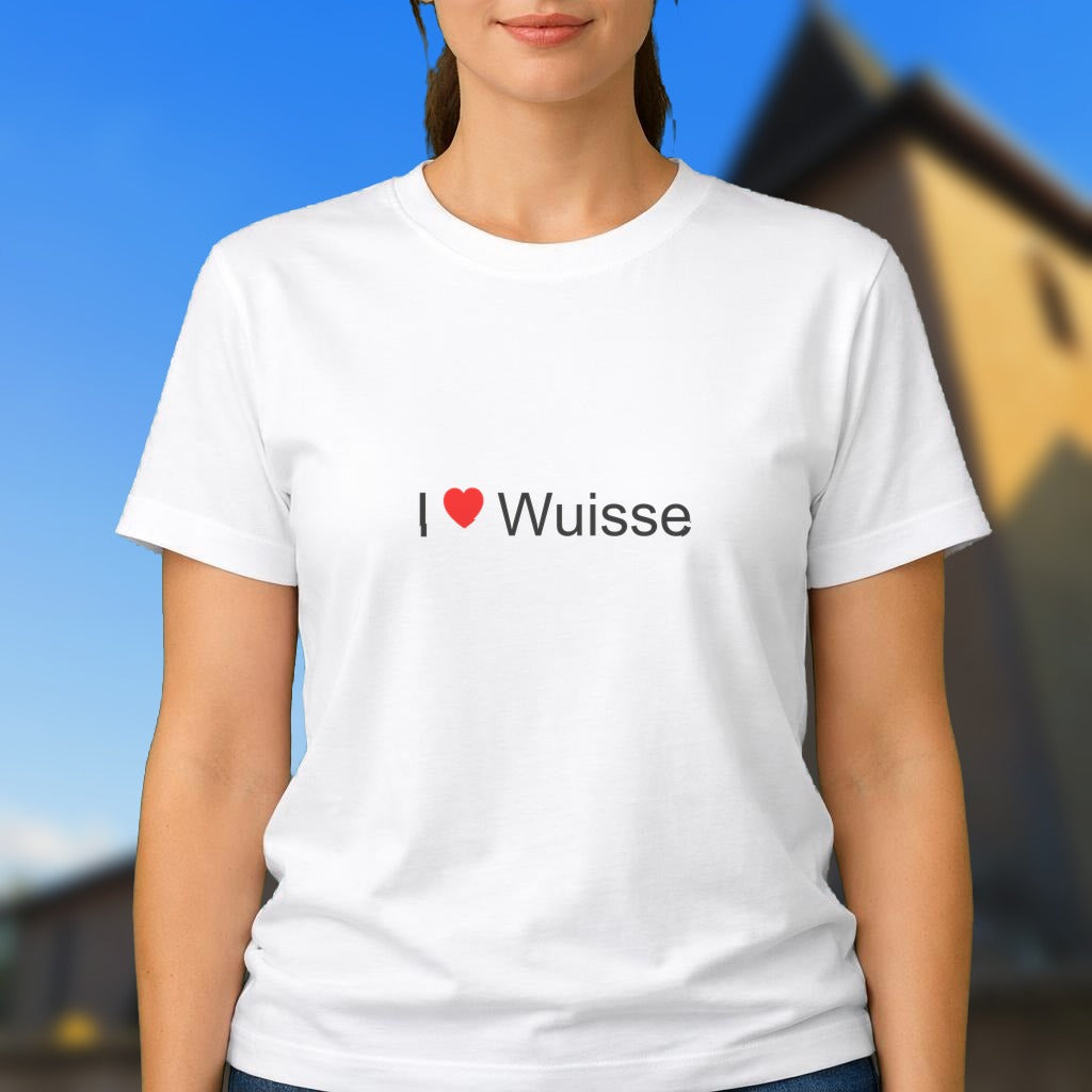 T-shirt I love wuisse