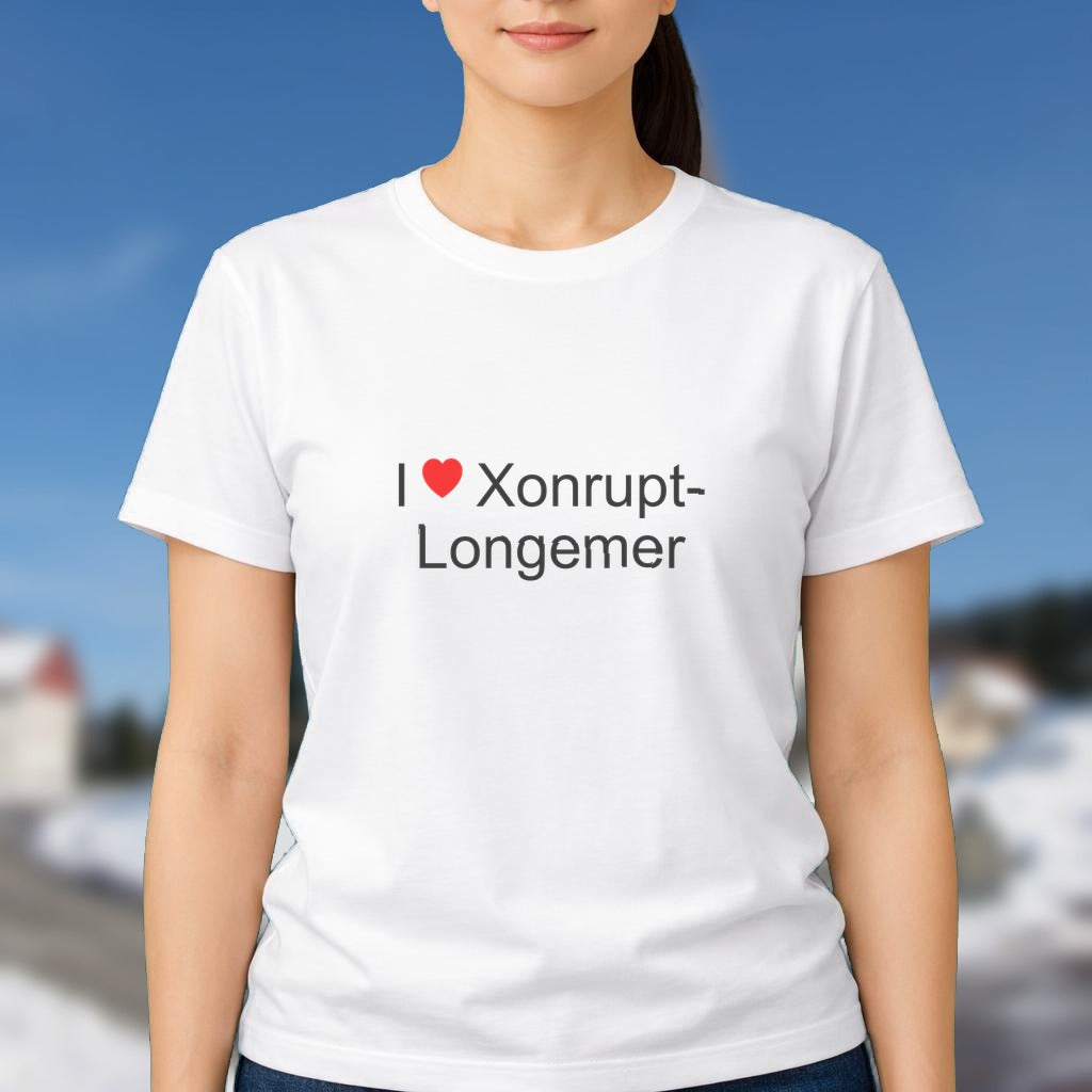 T-shirt I love xonrupt-longemer