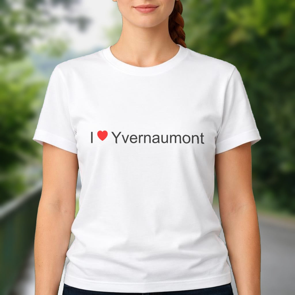 T-shirt I love yvernaumont