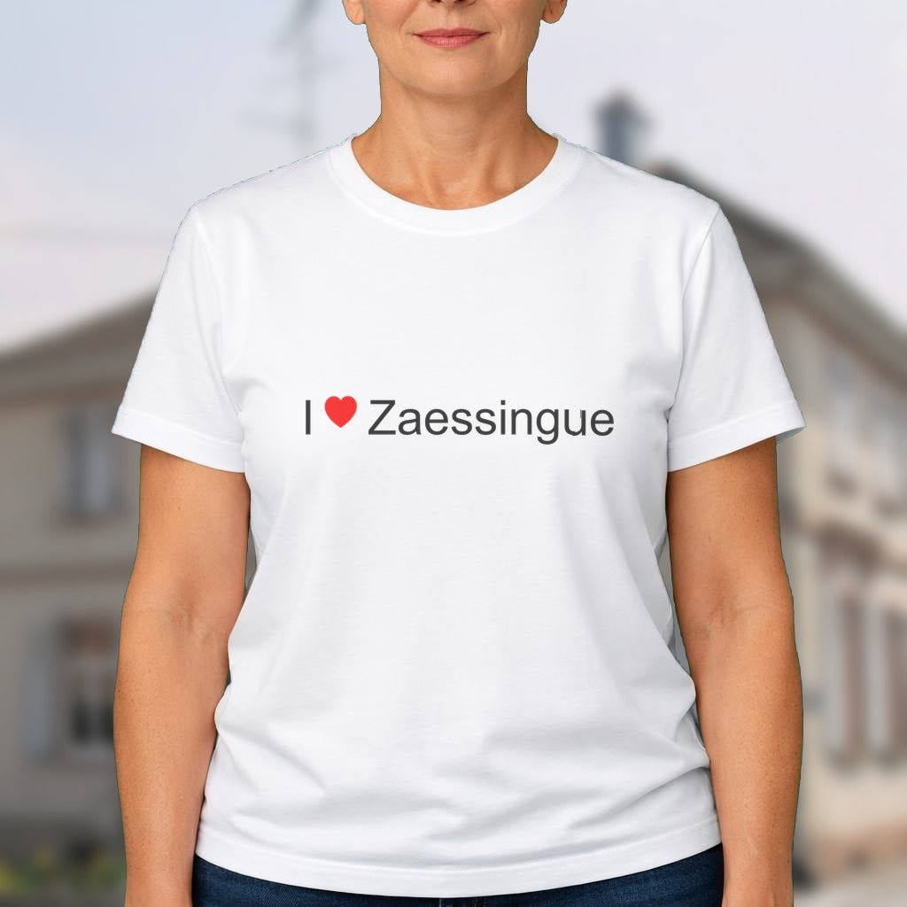 T-shirt I love zaessingue