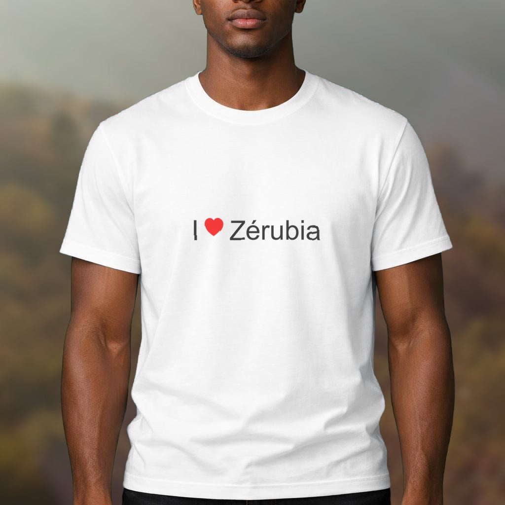 T-shirt I love zérubia