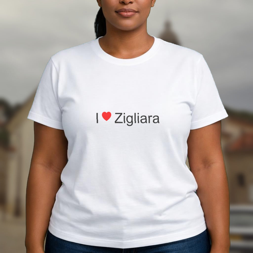 T-shirt I love zigliara