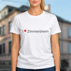 T-shirt I love zimmersheim