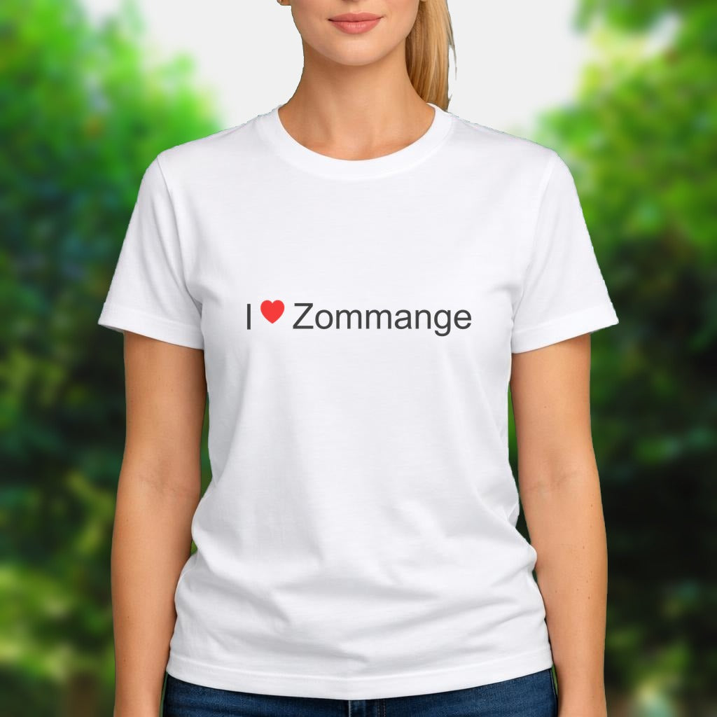 T-shirt I love zommange