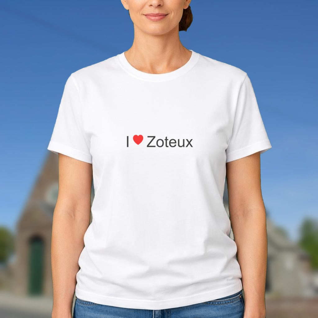 T-shirt I love zoteux