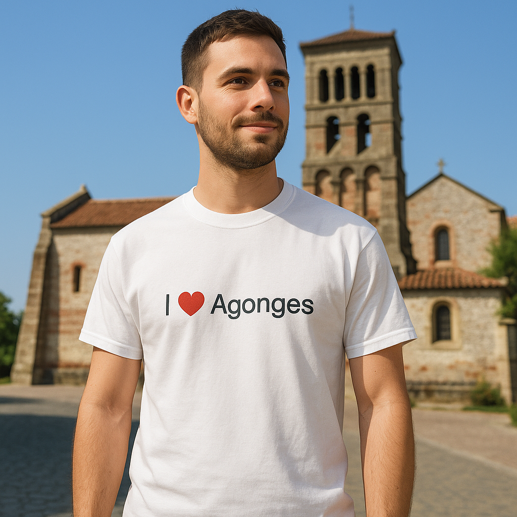 T-shirt I love agonges