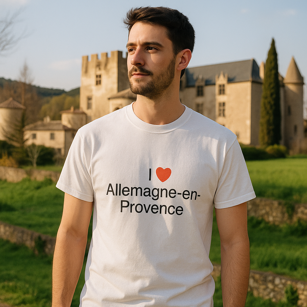 T-shirt I love allemagne-en-provence