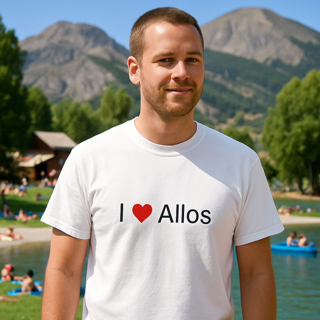 T-shirt I love allos