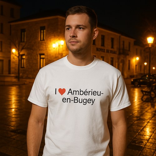 T-shirt I love ambérieu-en-bugey