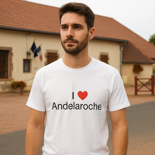 T-shirt I love andelaroche