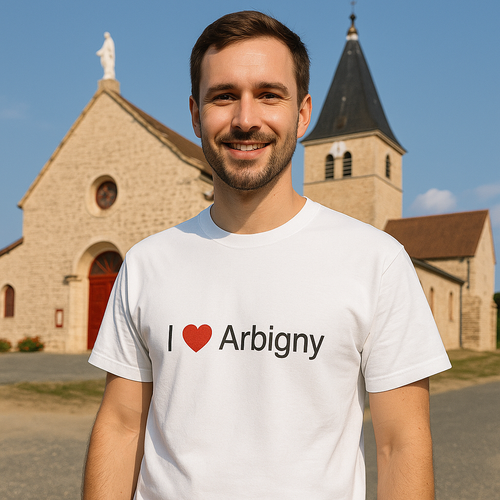 T-shirt I love arbigny