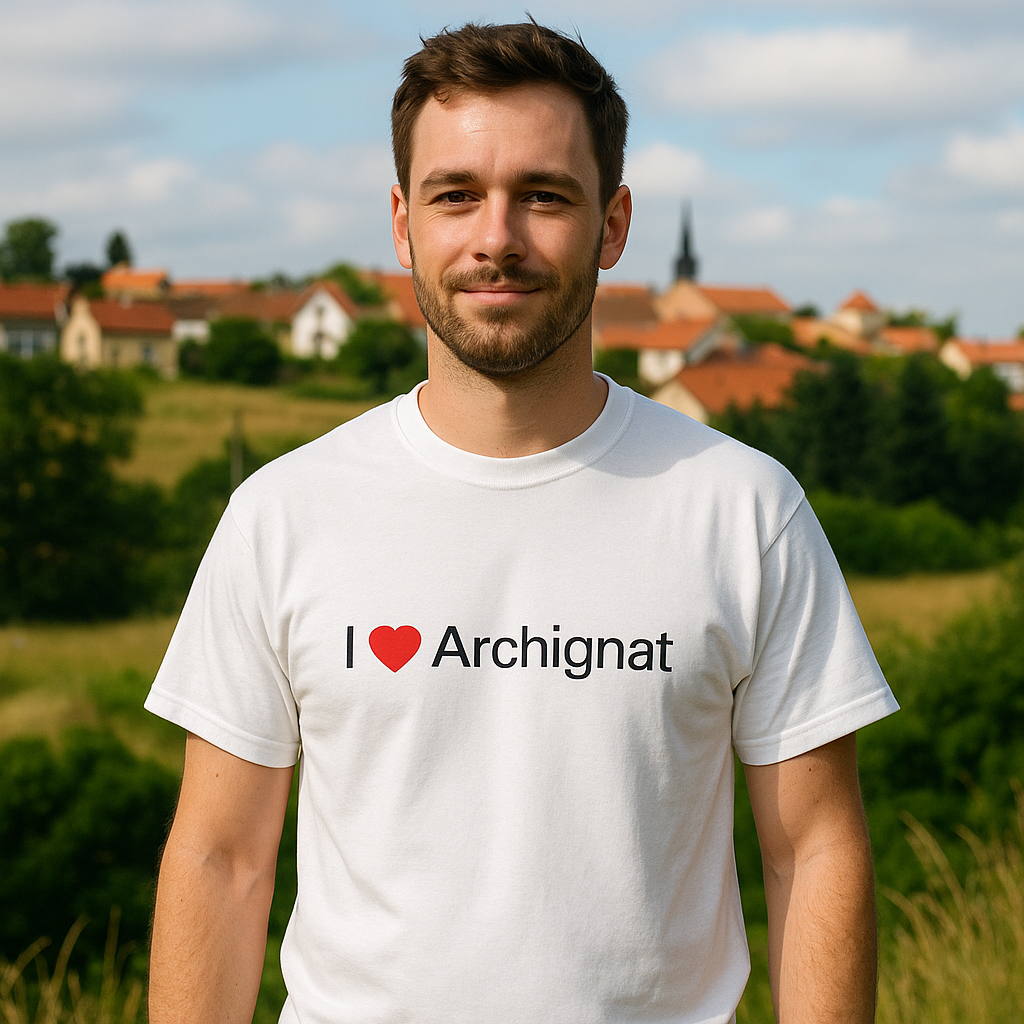 T-shirt I love archignat