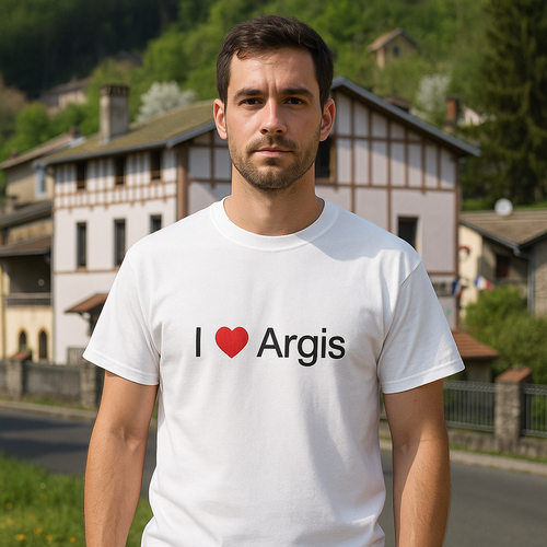 T-shirt I love argis
