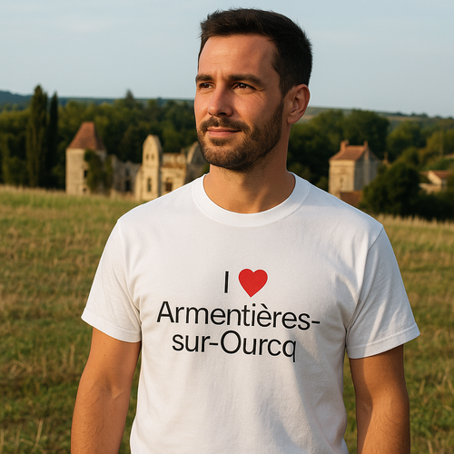 T-shirt I love armentières-sur-ourcq