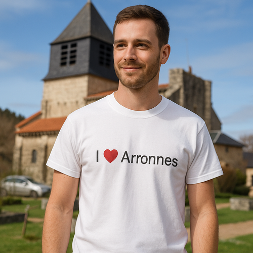 T-shirt I love arronnes