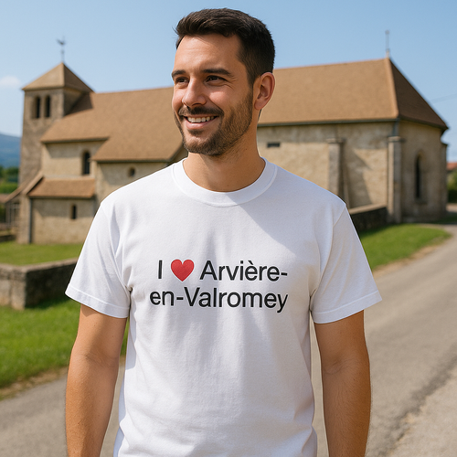 T-shirt I love arvière-en-valromey