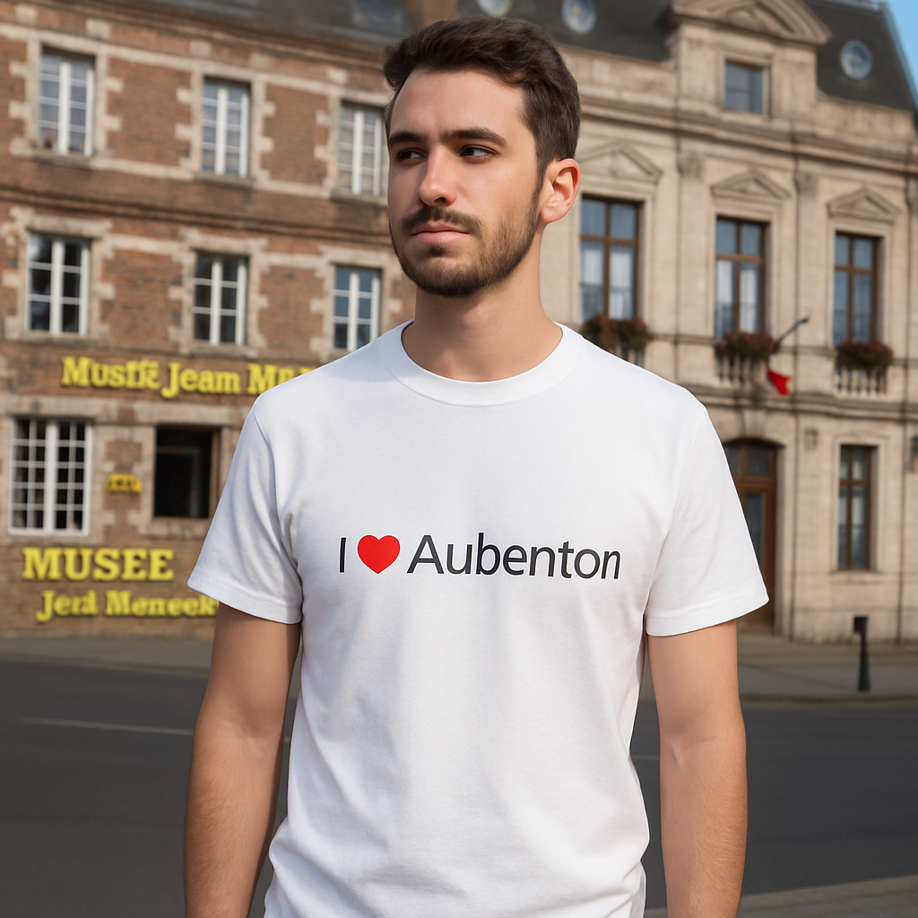 T-shirt I love aubenton