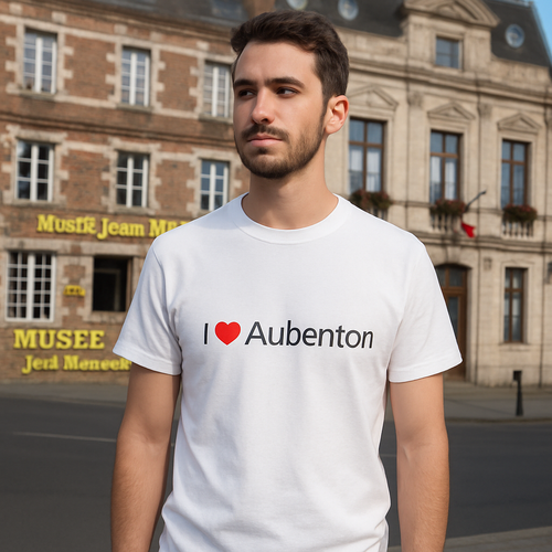 T-shirt I love aubenton