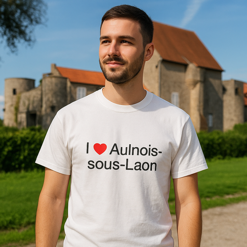 T-shirt I love aulnois-sous-laon
