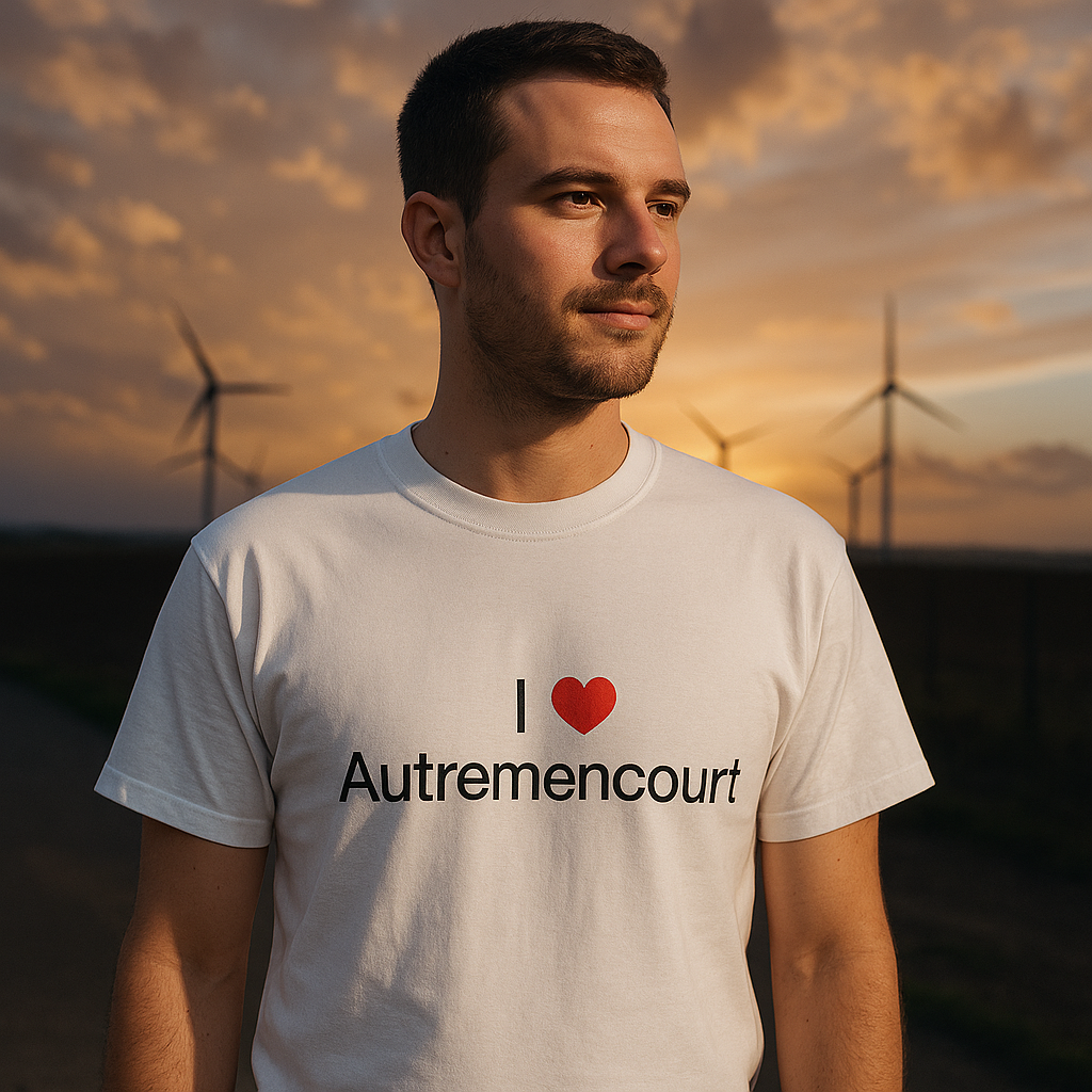 T-shirt I love autremencourt