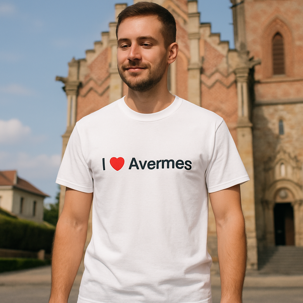 T-shirt I love avermes