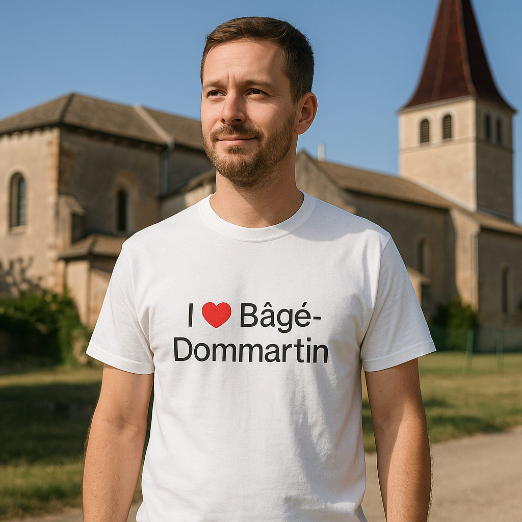 T-shirt I love bâgé-dommartin