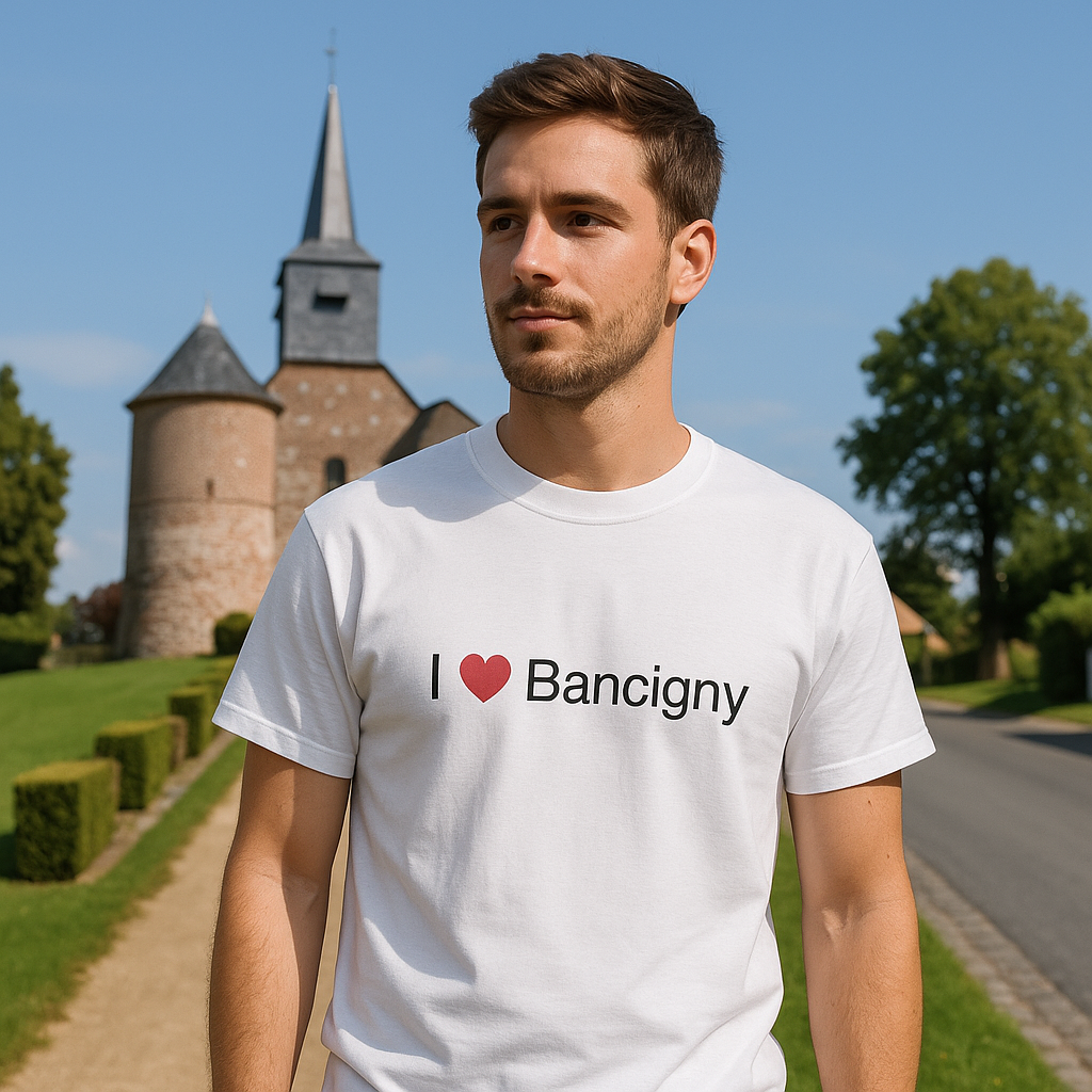 T-shirt I love bancigny