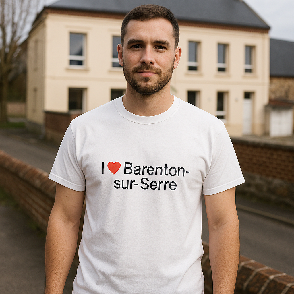 T-shirt I love barenton-sur-serre