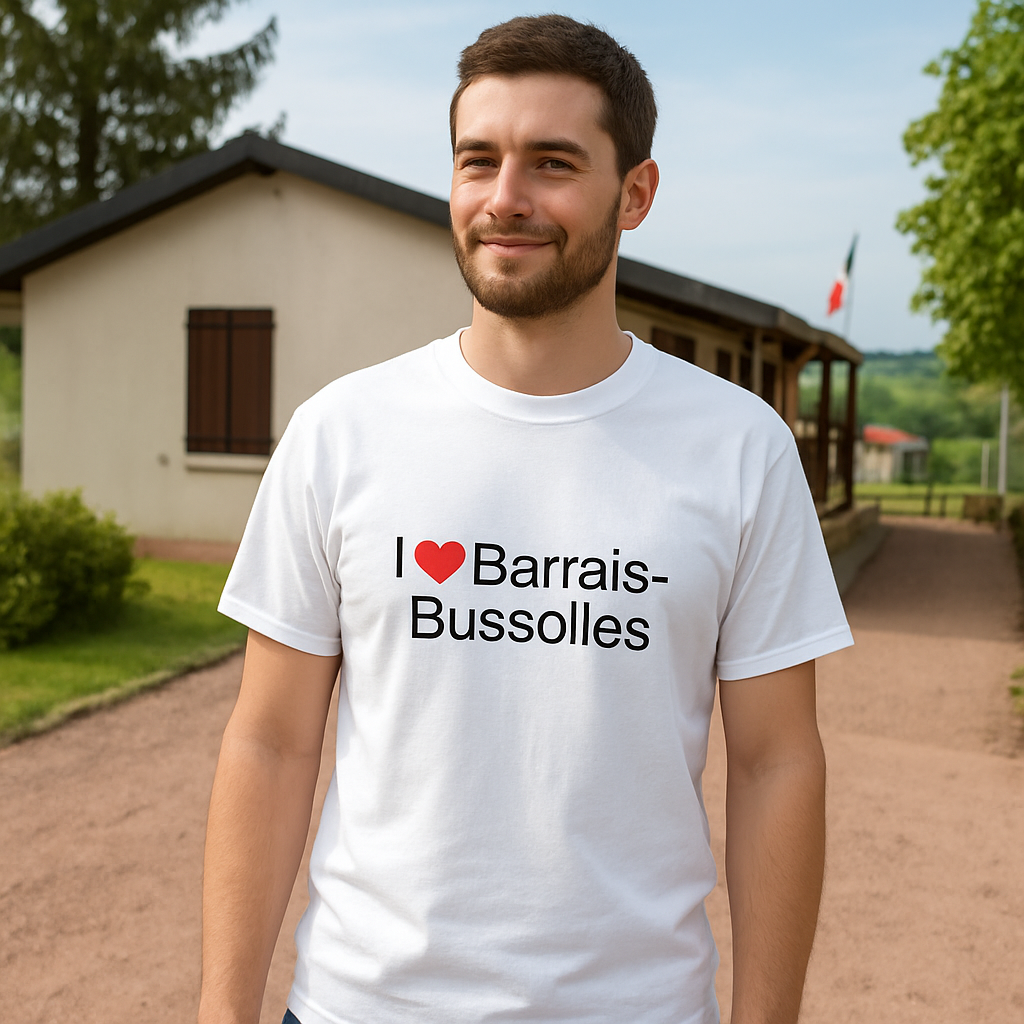 T-shirt I love barrais-bussolles